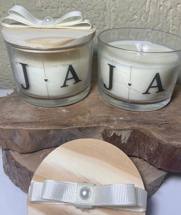 Vela Aromática Personalizável com Tampa